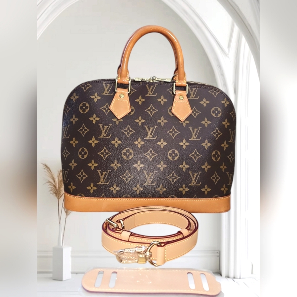 Louis Vuitton Brown and Tan Crossbody Bag